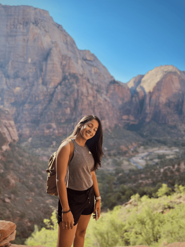 Jinal hiking in the mountains